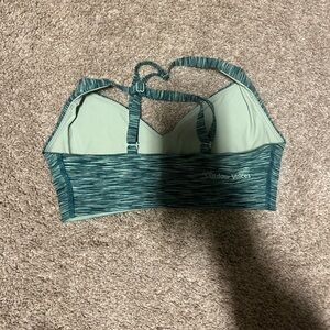 Outdoor Voices Green and Blue Sports Bra